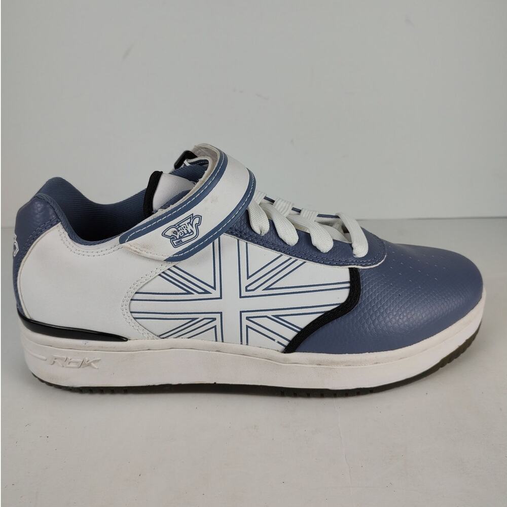 NOS Deadstock VTG Reebok Derrty One Nelly White Indigo Grey sneakers mens size 9